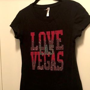 Love Las Vegas! Fitted women’s shirt. Sparkly!
